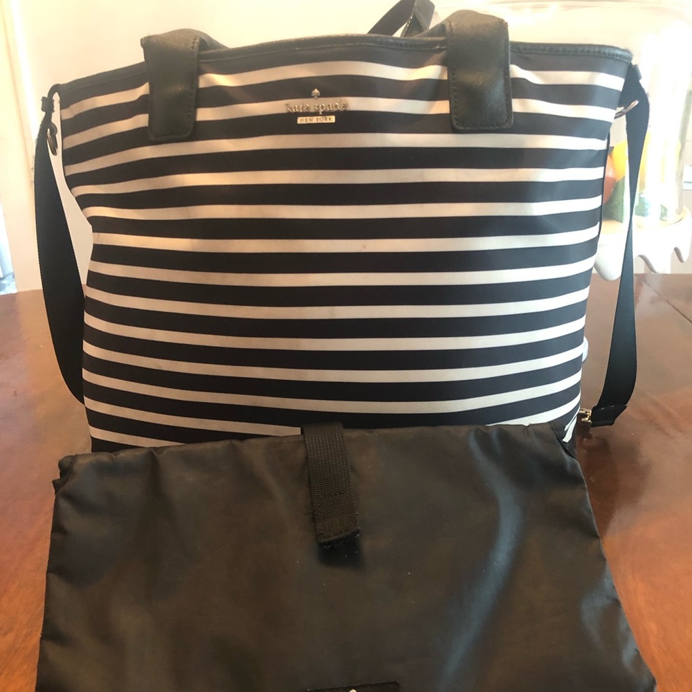 Kate Spade Diaper Bag with changing pad